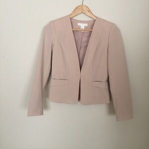 H & M nude tailored blazer size 4